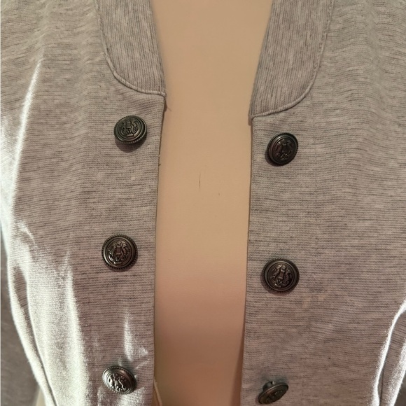 Living Doll Gray Jacket with Cream Accents - Picture 2 of 6